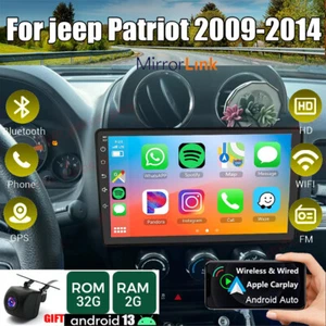 Fit For Apple Carplay For 2009-2014 Jeep Patriot 10.1" Car Stereo Radio GPS - Picture 1 of 24