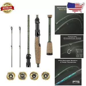 High Performance Fishing Rods with Extra Tip, KastFlex Technology & Comfort Grip - Picture 1 of 11