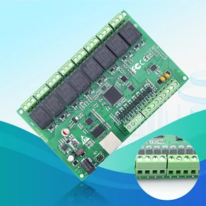 8 Channel Relay Network IP Relay Web Relay Dual Control Ethernet RJ45 interfacs5 - Picture 1 of 15