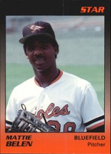 1989 Bluefield Orioles Star #4 Mattie Belen