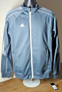 Adidas Lead/White Long Sleeve Full Zip Jacket Regular Fit Size - S - Bild 1 von 4