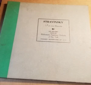78RPM 12" Columbia Masterworks X 177 2 record Stravinsky - Suite Petrouchka, VG+ - Picture 1 of 12