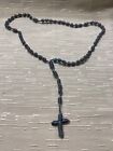 Prayer rope orthodox rosary hand made in Jerusalem gray knots 17”