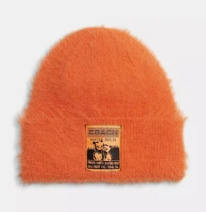 COACH CP762 The Lil Nas X Drop Gorro NEÓN NARANJA INVIERNO 23-24 NUEVO CON ETIQUETAS NUEVO - Imagen 1 de 2