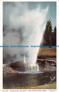 R054420 Riverside Geyser. Yellowstone Park. Haynes. No 123 - Picture 1 of 2