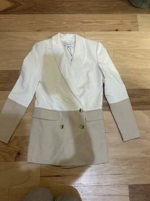 Blazer Something Azul Marino Dos Tonos Nuevo con Etiquetas Talla XXS Foto 1 de 4