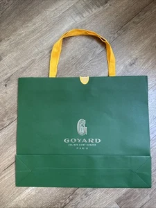 Neuwertige gebrauchte Goyard Shopping Geschenk Papier Tragetasche leer 16,5 x 14 x 4" - Bild 1 von 2