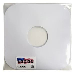 300 USDISC Record Inner Sleeves 10", Round Corners (White) Paper - Bild 1 von 1