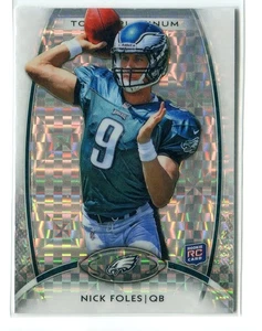 2012 Topps Platinum Nick Foles X-Fractor RC Eagles #103 - Picture 1 of 2