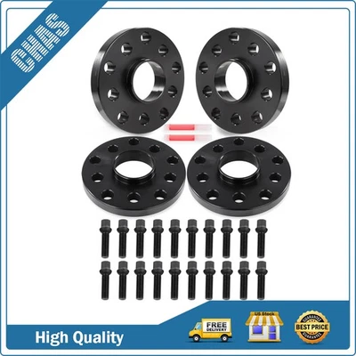 Espaçadores de roda centrífugos (2) 15mm e (2) 20mm 5x100/5x112 para Audi TT VW Jetta - Imagem 1 de 4