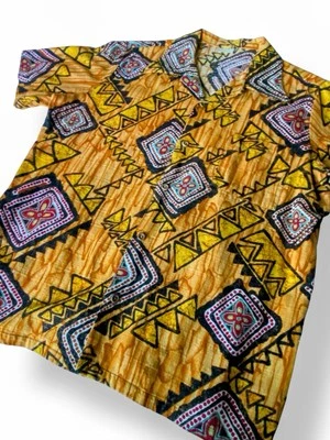 Camisa Aloha SEARS KingsRoad Para Hombres XL Manga Corta Con Botones HAWAIAN BARK TELA Foto 1 de 4