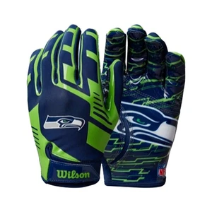 Wilson NFL Stretch Fit Adult Receiver Handschuhe - Team Seattle Seahawks - Bild 1 von 2