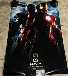 IRON MAN 2 Poster 27x40 DS selten ORIGINAL Marvel 2010 leichte Gebrauchsspuren siehe Bilder - Bild 1 von 10
