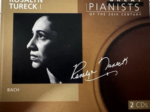 GREAT PIANISTS OF THE 20th CENTURY - Vol 93 - Rosalyn Tureck Vol 1 2 x CD Set - Picture 1 of 2