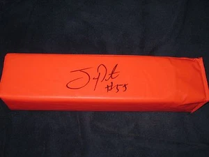 Joey Porter Signed Pylon Steelers Cardinals Colorado State Rams Football COA - Picture 1 of 2