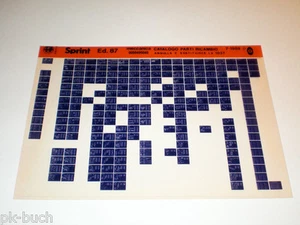 Catalogo Ricambi Microfiche Alfa Romeo Sprint Ed. 87 - Aggiornamento 07/1989! - Foto 1 di 1