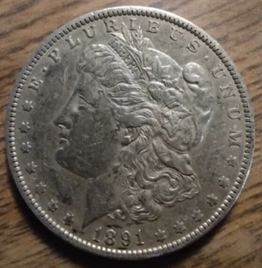 1891-O *****MORGAN DOLLAR***** REALLY NICE COIN - L@@K AT THE PICTURES     #596 - Picture 1 of 2