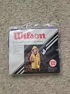 Wilson Sideliner Rain Poncho/Lil Champ Reversible Rain Parka/ Youth Size XL/NEW - Picture 1 of 6