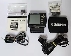 Garmin Fishfinder 160 Blue Marine Boat Echo Sounder Sonar Untested - Picture 1 of 9