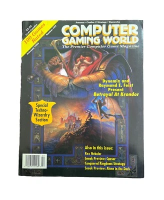 Computer Gaming World Strategy Magazine #103 Special Techno-Wizardry Section - Image 1 of 3
