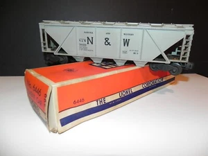 LIONEL Postwar 6446 N & W CEMENT CAR w OB - Free Shipping! - Picture 1 of 16