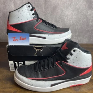 Jordan 2 Retro Infrared 23 Black Red 2014 385475-023 Authentic Men’s Sneakers - Picture 1 of 10