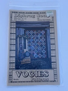 Quilt Pattern 74x98 Wall Hanging 45x45 Pillow 18” Dishrag Soup Uncut VP-014 - Picture 1 of 2