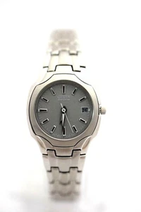 CITIZEN Mujeres FLASH40 Eco-Drive Cuarzo Tono Plateado Esfera Plateada Totalmente Nuevo - Imagen 1 de 6