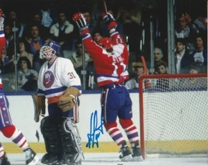 VINTAGE MIKE GARTNER SIGNED WASHINGTON CAPITALS 8x10 PHOTO #2 HHOF PROOF! - Picture 1 of 2