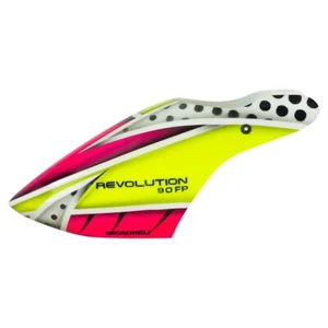 Microheli Airbrush Fiberglass Monster Jaw Canopy - BLADE REVOLUTION 90 FP - Picture 1 of 3