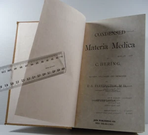 Condensed Materia Medica By C. Hering E. A. Farrington 1983 4th ed hardcover - Picture 1 of 20