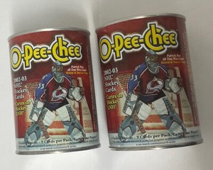 2002-03 Topps O Pee Chee Blaster Box Tin Factory Sealed 2 X Lot