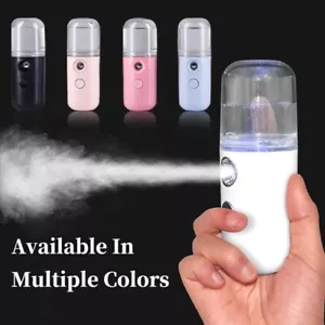 Mini 30mL USB Rechargeable Face Steamer, Nano Facial Mister & Skin Care Humidif - Picture 1 of 10