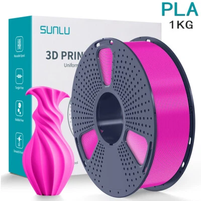 (COMPRA 3 OBTÉN 2 GRATIS, agrega 5) Filamento de impresora 3D SUNLU PLA+/PLA/ABS/PETG 1 KG 1,75 MM Foto 1 de 4