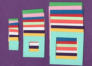 QUADRATRAHMEN Stanzformen Sammelalbum Karten - Bild 1 von 1