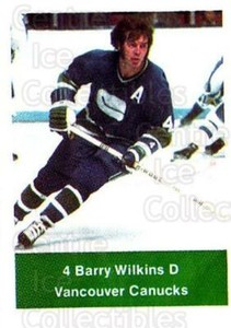 1974-75 NHL Action Stamps #273 Barry Wilkins