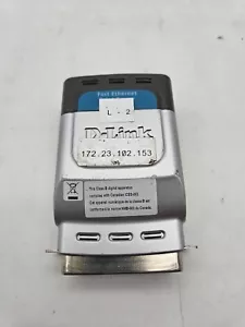 D-Link DP-301P+ Fast Ethernet Parallel Port Print Server - Bild 1 von 2