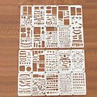 20PCS Journal Painting Stencils Painting Template Drawing Stencil Notebook Decor