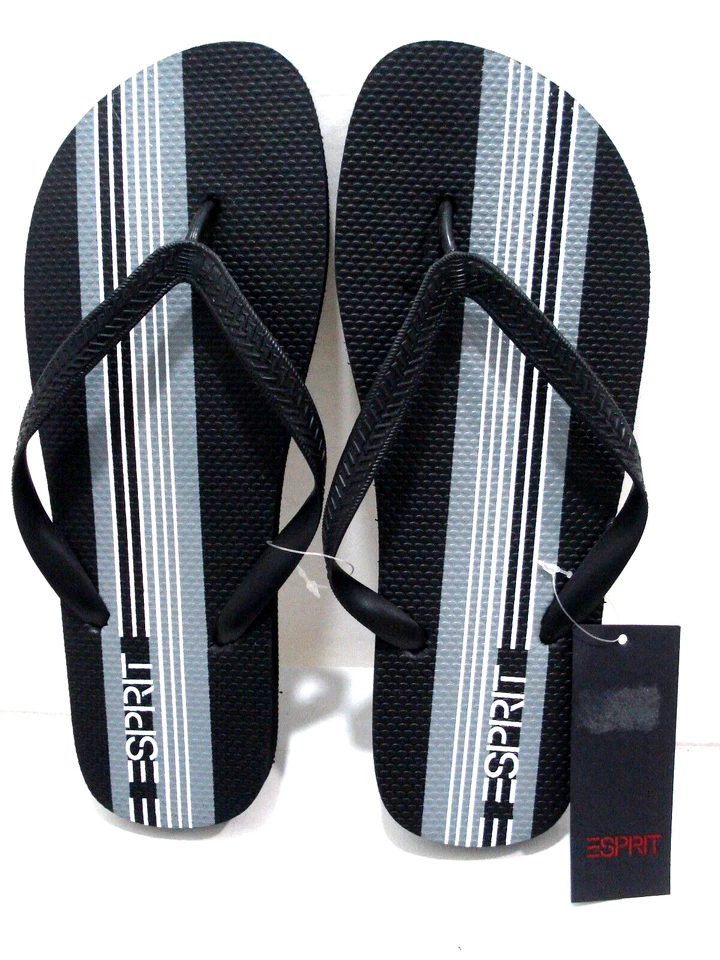 Sandalias chanclas ESPRIT FINN-E para hombre zapatos negros talla 9 nuevas Foto 1 de 4