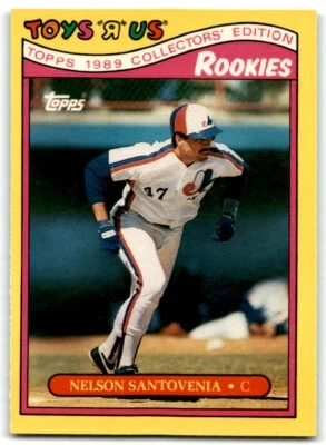 1989 TOPPS TOYS'R'US ROOKIES NELSON SANTOVENIA MONTREAL EXPOS #25 - Image 1 of 2