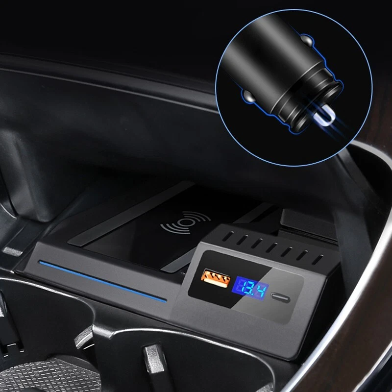 car wireless charger for Mercedes Benz W205 C43 C63 GLC 43 GLC63 X253 C Class - Image 1 of 4