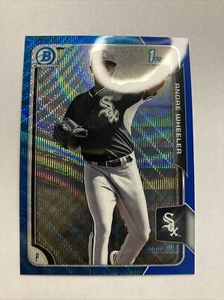 2015 Bowman Chrome Prospects Blue Wave Refractors Card #BCP111 Andre Wheeler - Picture 1 of 4