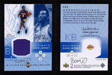 2001-02 Upper Deck Ultimate Collection Game Jersey /250 Kobe Bryant #KB2 HOF