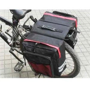 Bicycle Carrier Rear Rack Bike Trunk Bag Luggage Pannier Back Seat Double Side - Picture 1 of 24