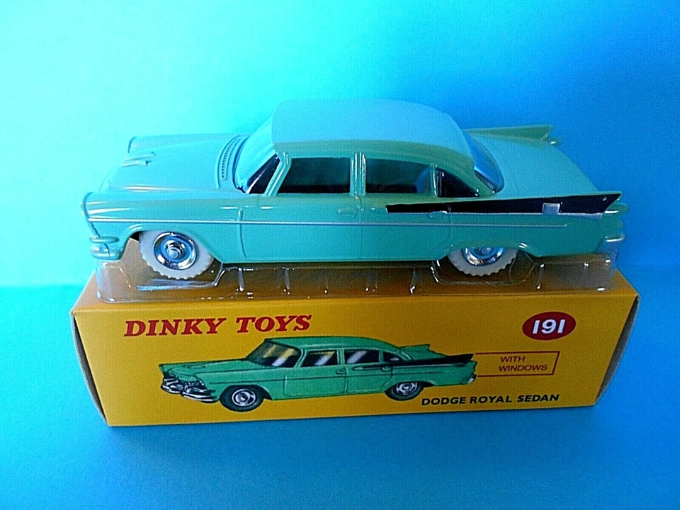DINKY TOYS 191 DODGE ROYAL SEDAN 4659117 Atlas Editions  Scala 1/43  [N] - Immagine 1 di 1