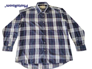 Vintage ARNOLD PALMER Plaid Button-Up Long Sleeved Shirt Fits Mens XL - Picture 1 of 3