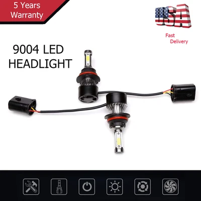 2x 9004 LED Headlight fit Dodge RAM 1500 2500 3500 1994-2001 High Low Beam Foto 1 de 4