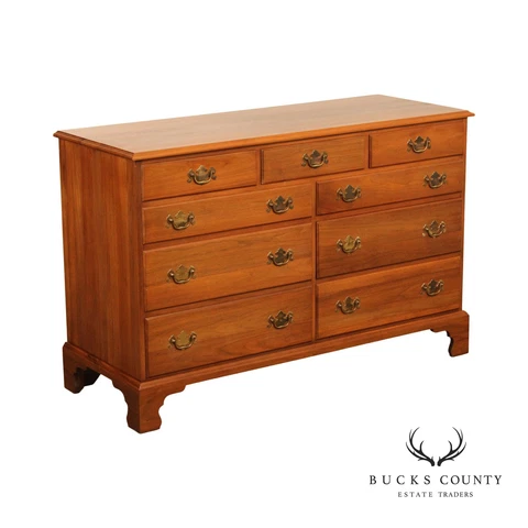 Henkel Harris Chippendale Vintage Walnut Double Dresser Cover