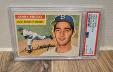 1956 Topps Sandy Koufax Gray Back #79 PSA 4