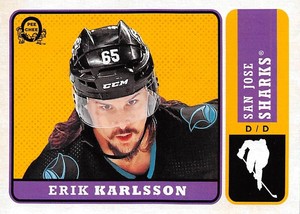 18/19 O-PEE-CHEE OPC UPDATE RETRO #610 ERIK KARLSSON SHARKS *61771